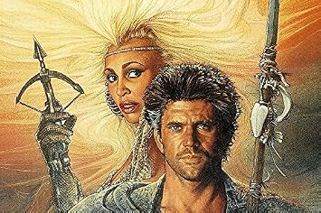 Mad Max Beyond Thunderdome Drawing Fantasy Warrior Tv Movie Film Poster Fabric Silk Poster Print B0128-17