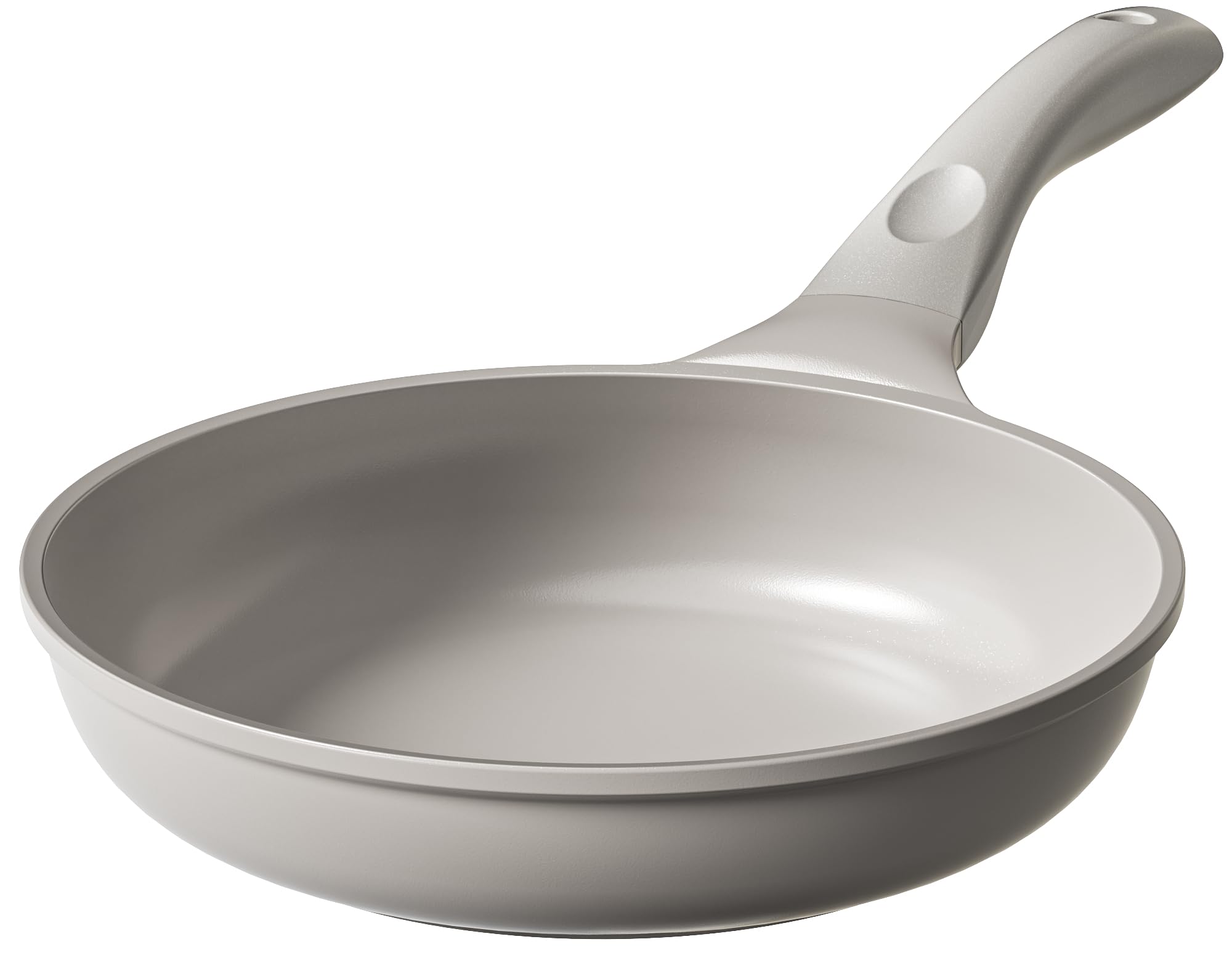 Redchef Nonstick Frying Pan Skillet, Non Stick Ceramic Frying Pan, Egg & Omelet Pans, Non Toxic, Kitchen Healthy Cookware, PFAS & PTFE & PFOA Free,Induction Compatible, Gray, 9.5"