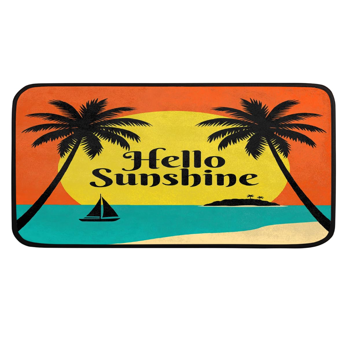 Tapis de sol de cuisine vintage absorbant et anti-fatigue