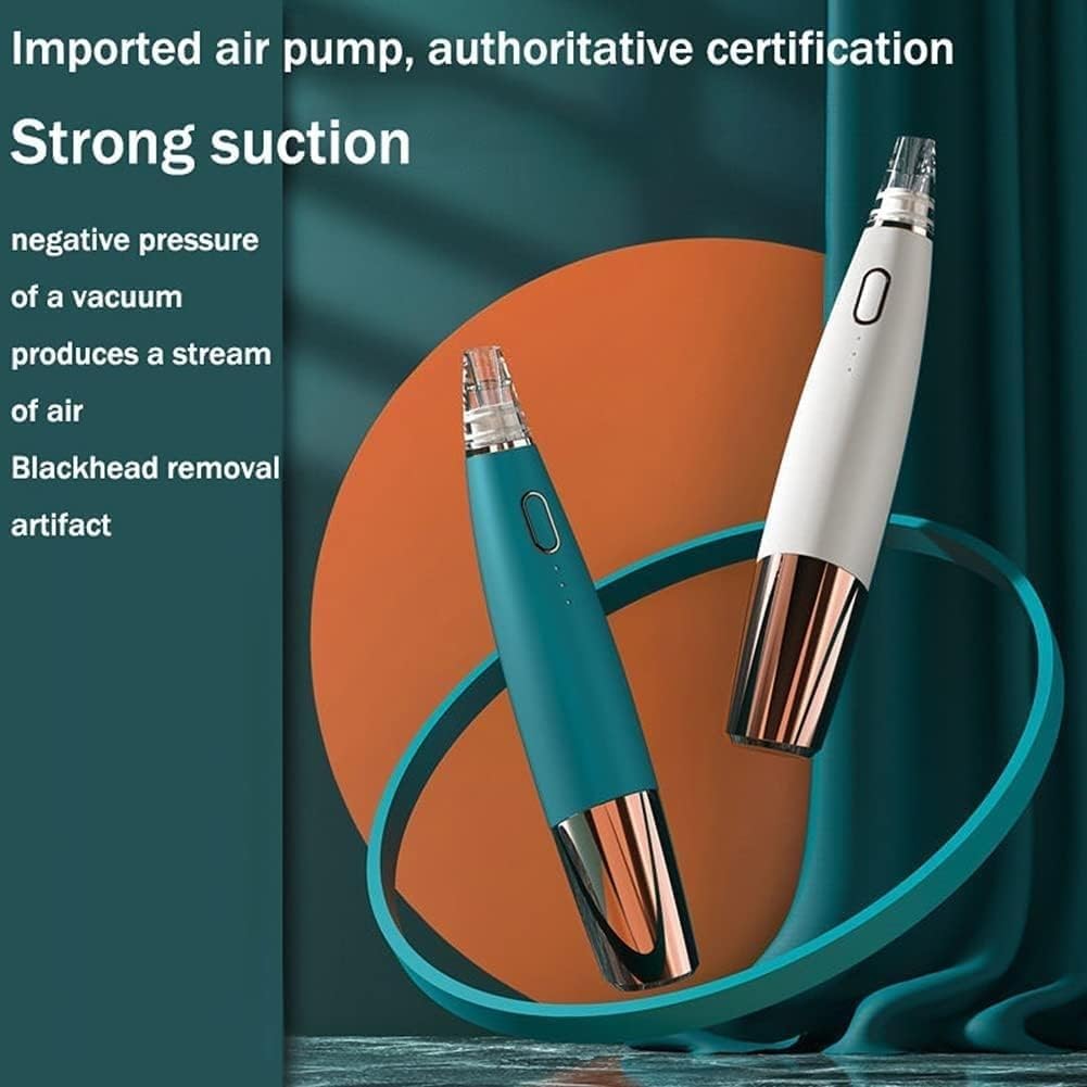 Aspiratore for Punti Neri, aspiratore for pori dei Punti Neri, detergente Elettrico for la rimozione di Punti Neri e imperfezioni del Viso, 4 sonde sostituibili
