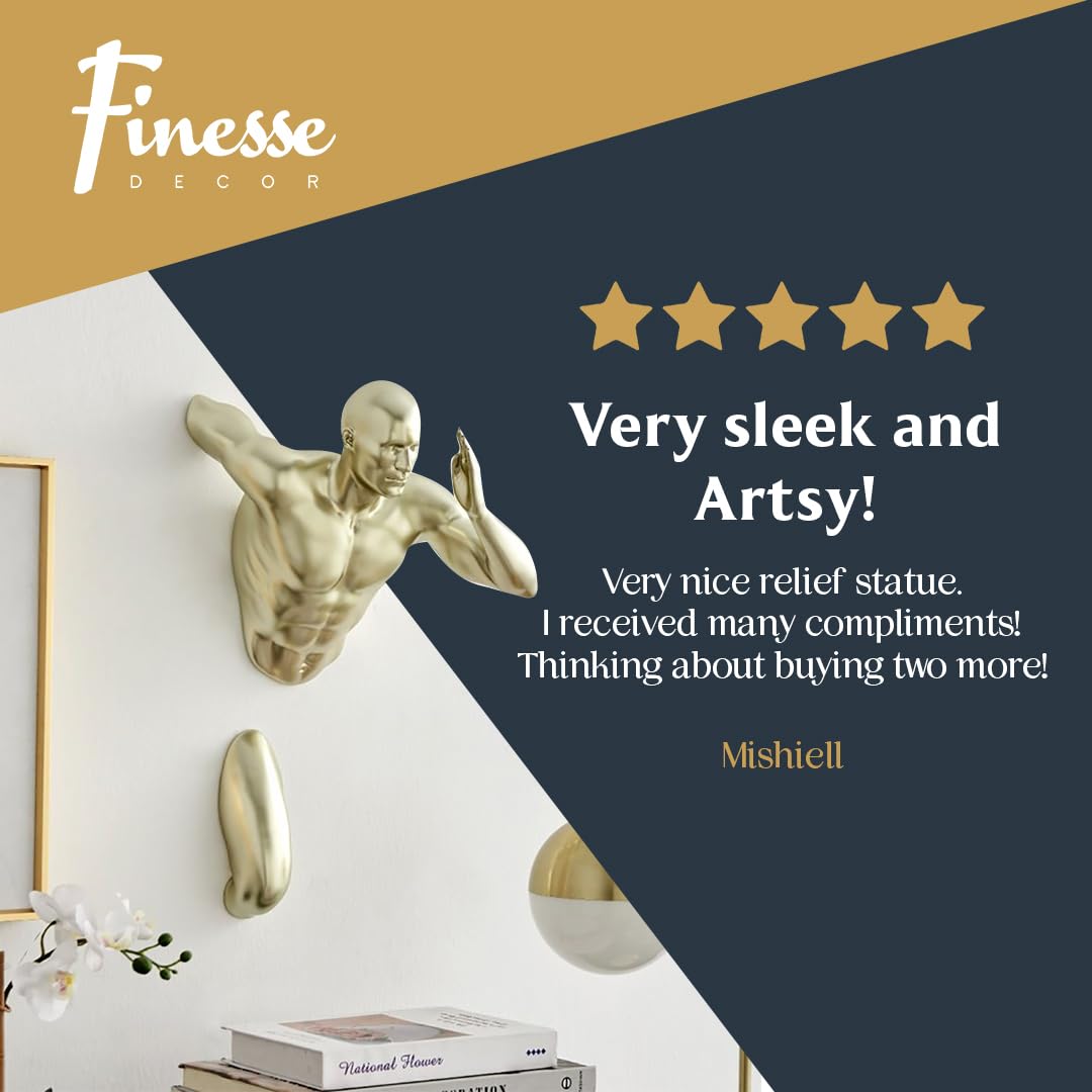Amazon.co.jp: Finesse Decor ウォールランナー 3Dウォールアート