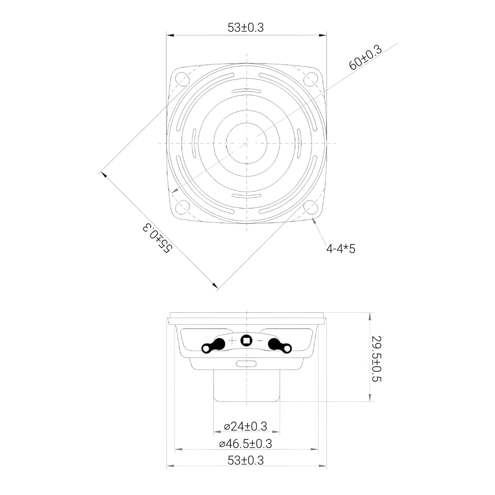 Zqxnt Altoparlanti da 2 pollici 5Watt 4Ohm con magneti al neodimio e woofer surround in gomma per applicazioni home theater sistemi musicali unità Zqxnt Altoparlanti da 2 pollici 5Watt 4Ohm con magneti al neodimio e woofer surround in gomma per applicazioni home theater sistemi musicali unità