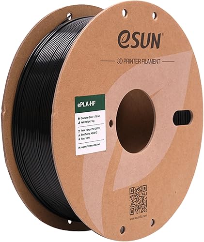 eSUN Filamento PLA HS de alta velocidad de 0.069 pulgadas, filamento de impresora 3D, impresión rápida, alto flujo ácido poliláctico rápido,