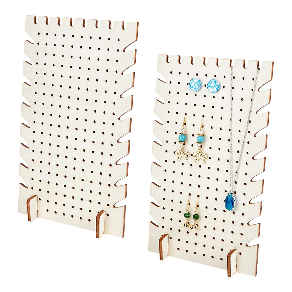 Présentoir support à bijoux en bois pour organiser la coiffeuse de la chambre