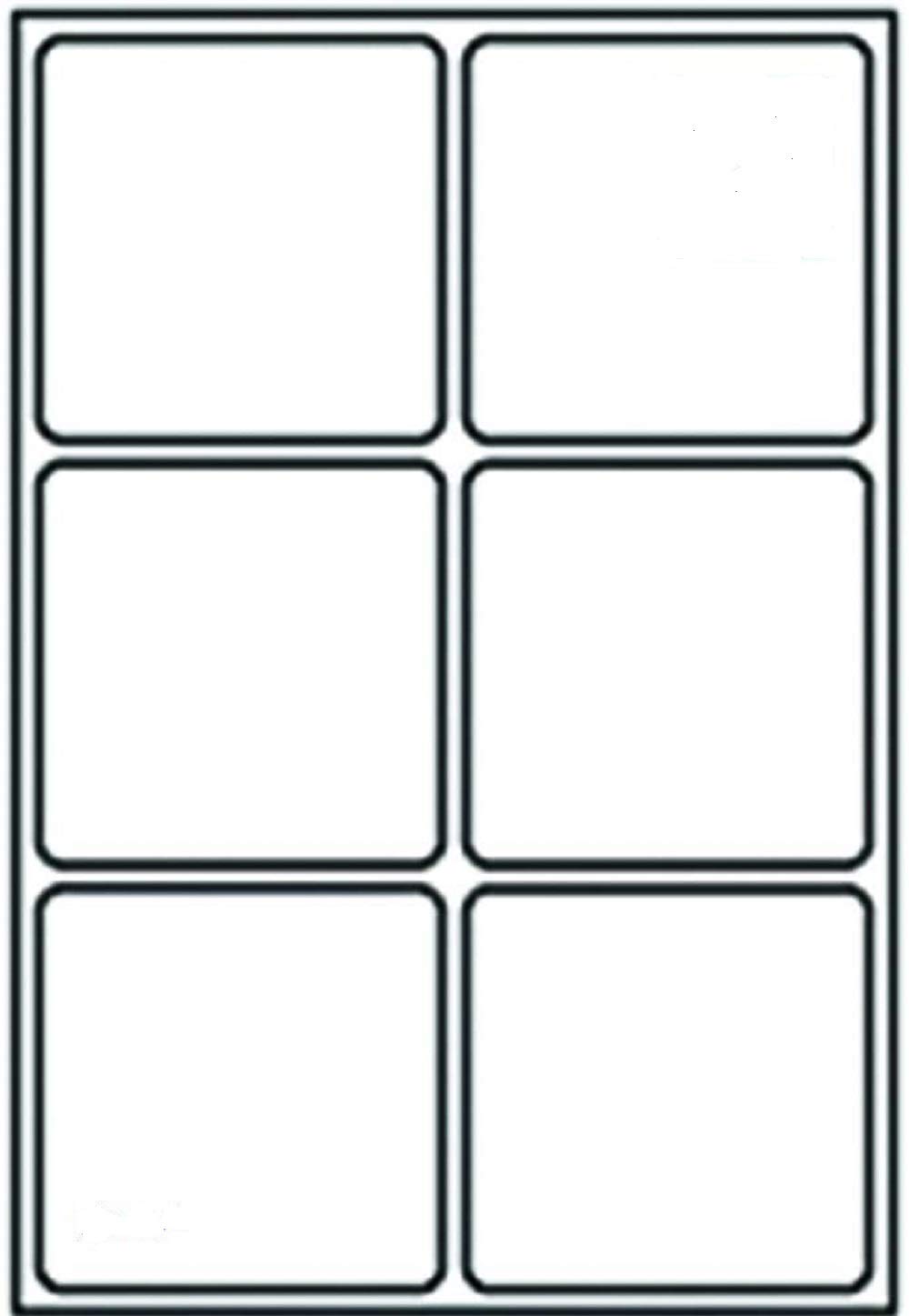 6 Labels Per A4 Sheet Self Adhesive Sticky Address Mailing Printer Labels Compatible with Inkjet and Laser Printers … (2,000 Sheets (12,000 Labels))