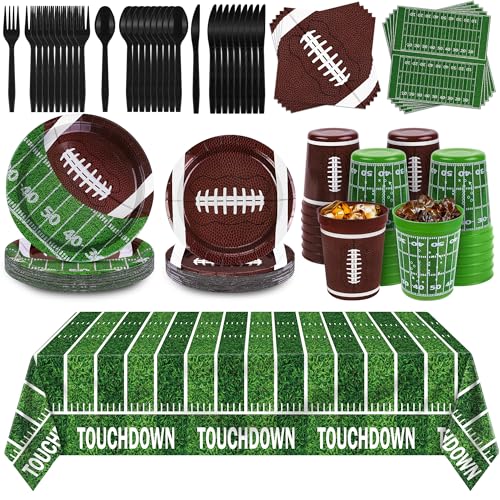 durony Football Party Decorations 169 Pcs Football Party Favors S...