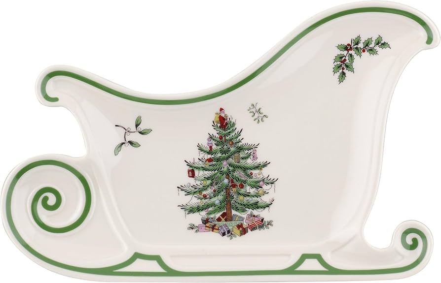 Spode Christmas スポードクリスマスプレート、鍋敷き Spode Christmas Tree Buffet Sets Porcelain Made in England 2