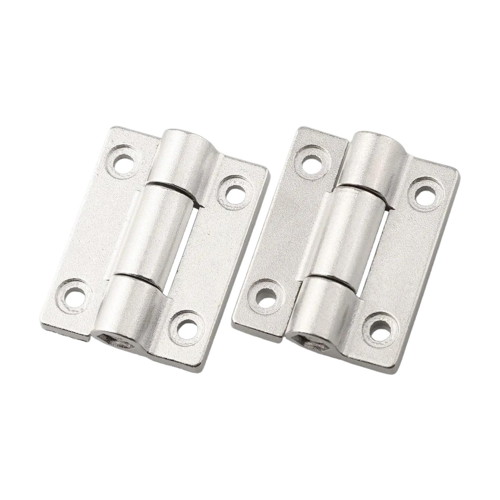 Evdmgzjapstj Silver Folding Door Hinge,Zinc Alloy Adjustable Torque Flat 360° Rotation Furniture Cabinet(Silver)