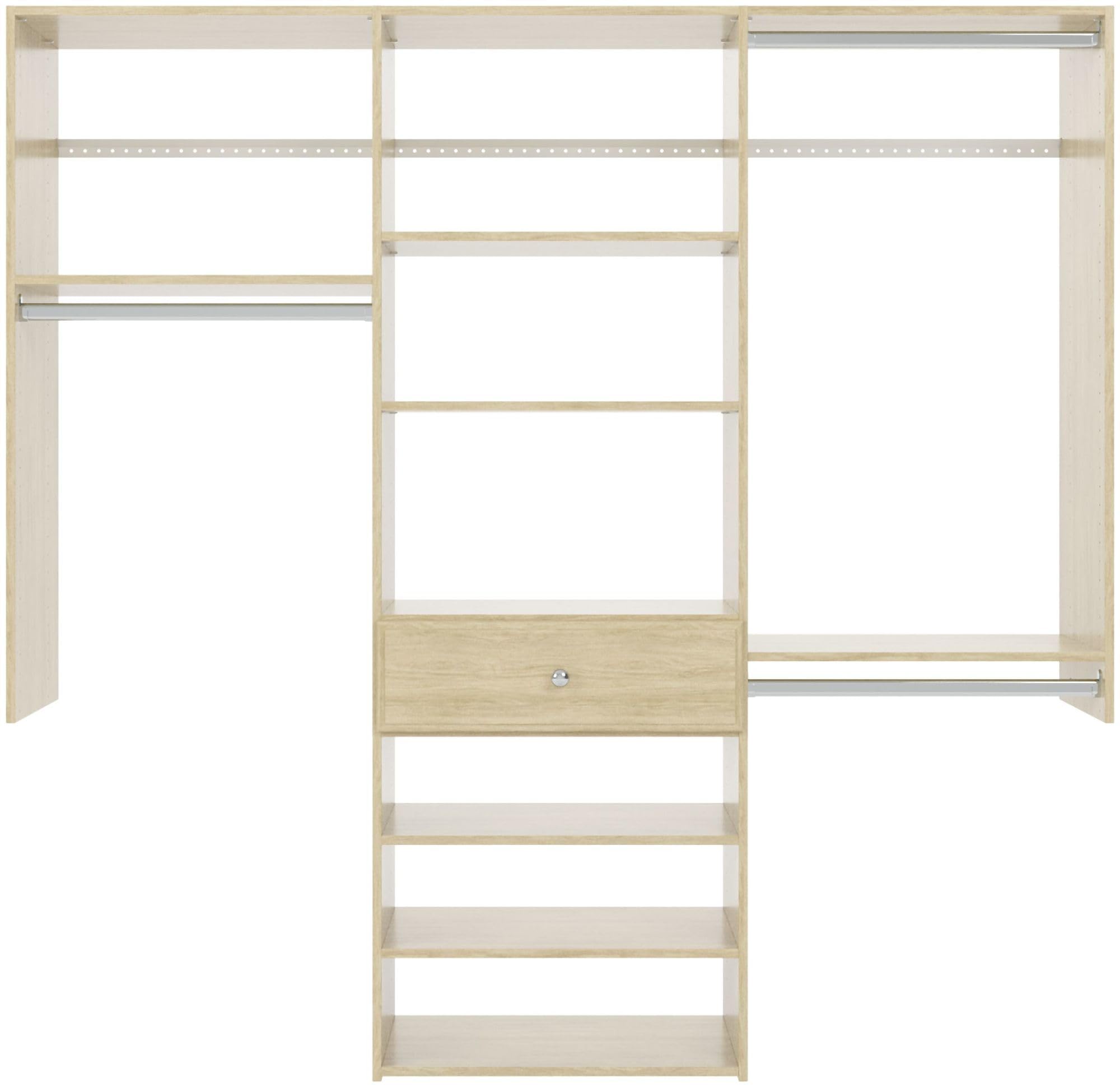 Amazon.com: Easy Track 6-foot Perfect Fit Reach-In Closet, PH57-MJ