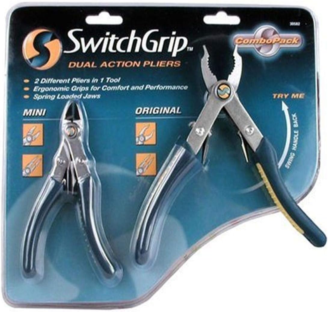 Allied Tools SwitchGrip 30582 Dual Action Plier Combo Pack