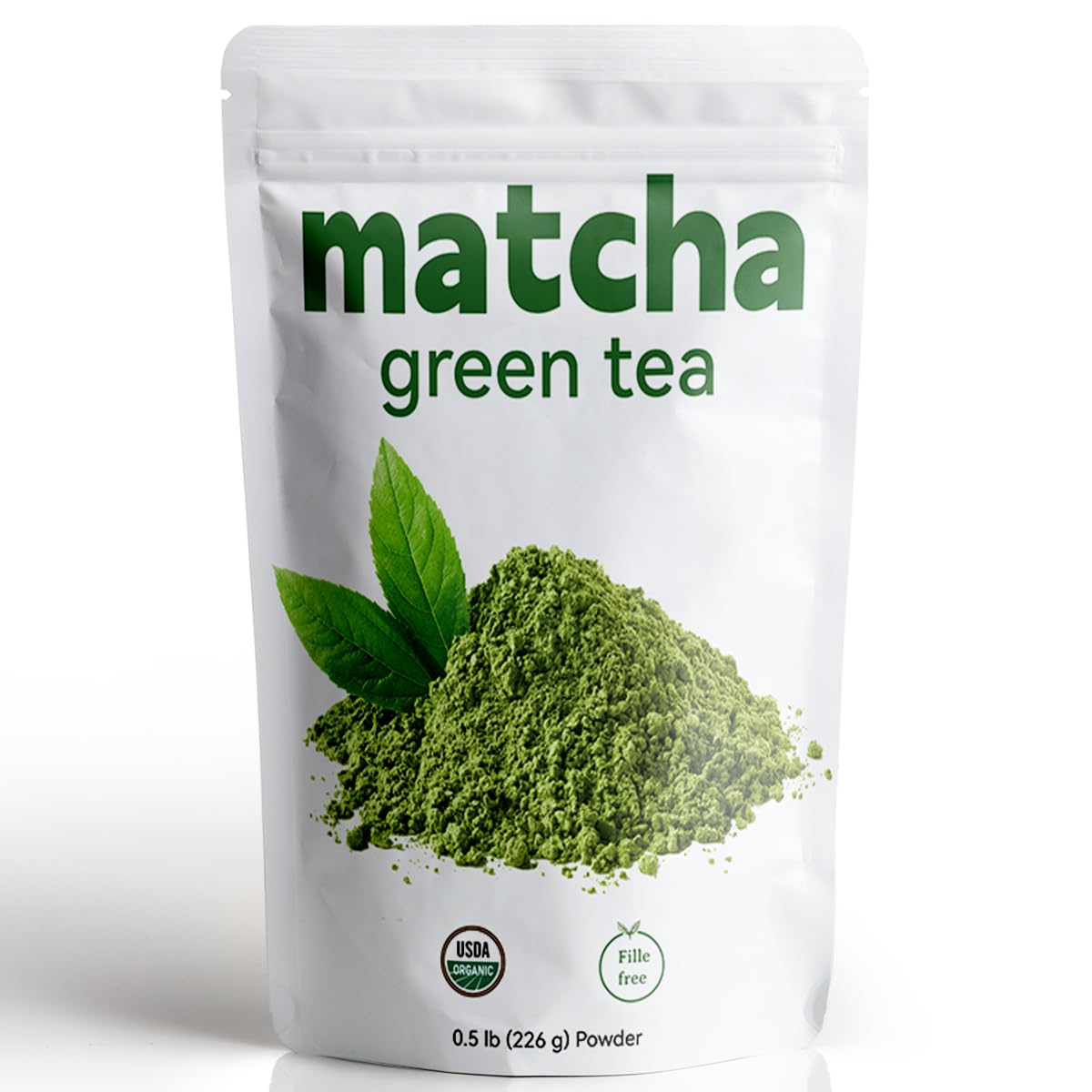 Premium Culinary Grade USDA-Certified Organic Matcha 100 Pure Green Tea Powder Perfect for Lattes Smoothies Desserts and Baking