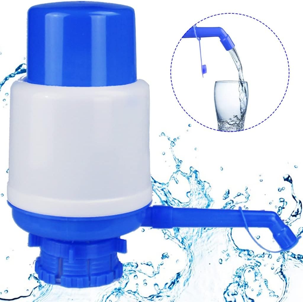 Home Office Accessories Hand Pressure Water Bottle Pump Easy Install Drinking Fountain Portable Outdoor Camping