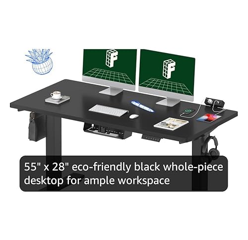 Amazon.com: FLEXISPOT EN2 Whole-Piece Standing Desk with Clamp