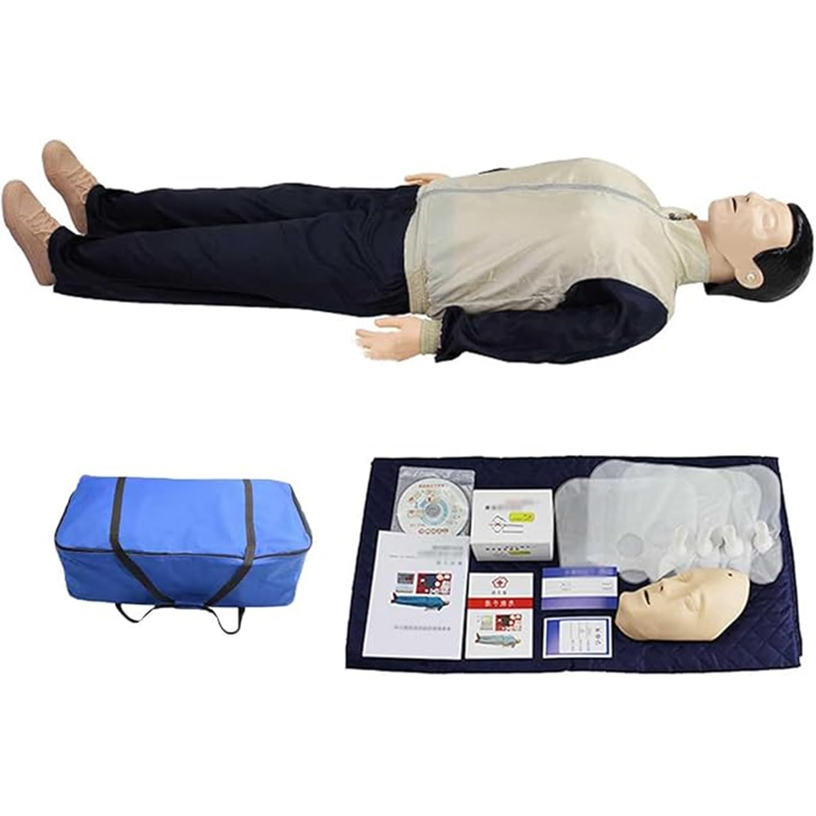 Mannequin De Formation Aux Premiers Secours En RCR Pour Adultes Avec Sac De Transport Pour Formation Aux Premiers Secours Pour La Formation À La Respiration Artificielle A