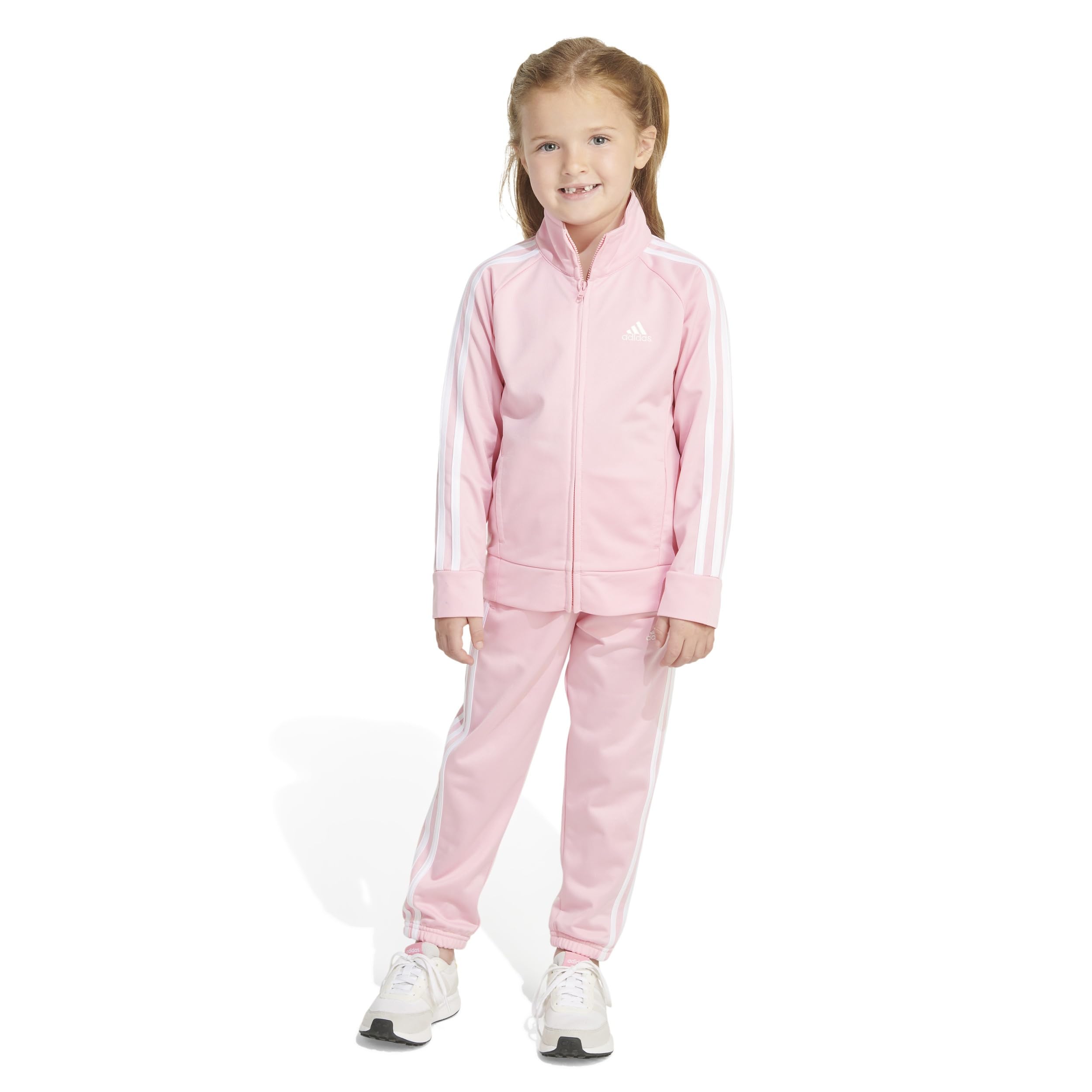 adidas Zip Front Classic Tricot Jacket And Joggers Set Juego de rieles de tricot Niñas (Pack de 2)