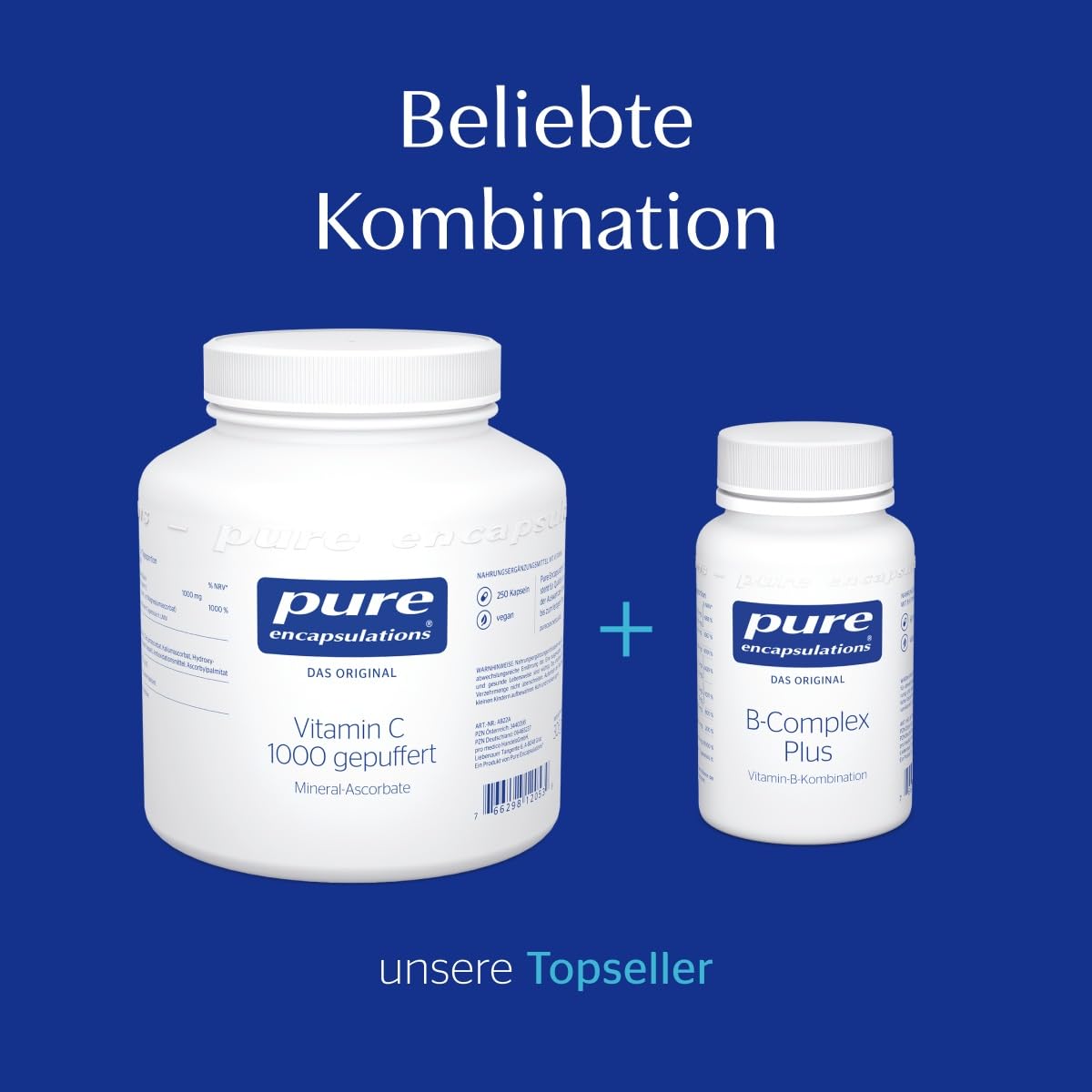 Pure Encapsulations Vitamin C gepuffert (1000mg) | Für ein starkes Immunsystem | 250 hochdosierte und magenschonende Kapseln | Schutz vor oxidativem Stress, Unterstützung der Kollagensynthese (Haut)