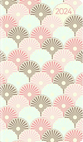 Ladytimer Slim Pastel Harmony 2024 - Pocket Calendar 9 x 15.6 cm - Pattern - Weekly - 128 Pages - Note Book - Alpha Edition