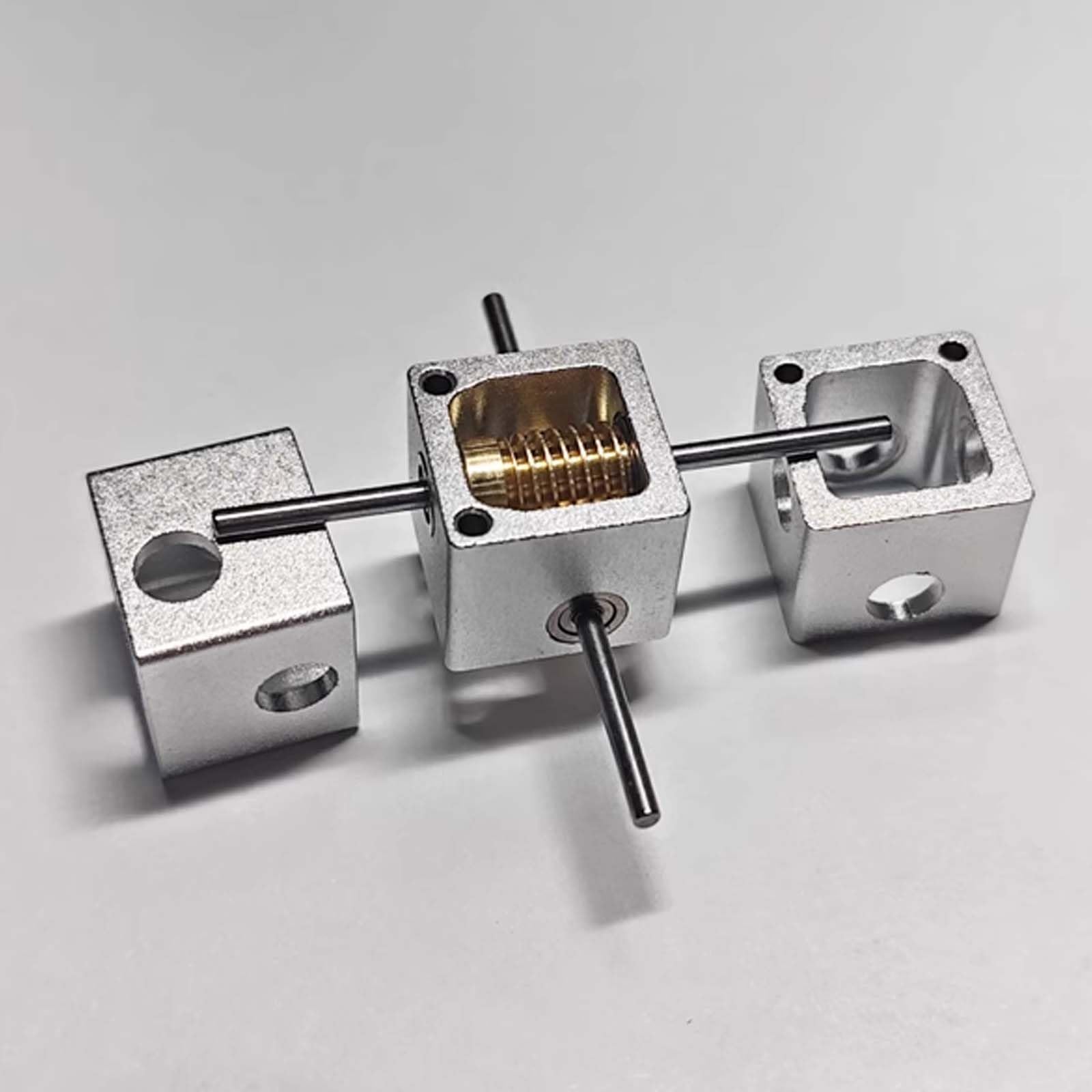 Selbstsperrendes 2/3mm Mini Schneckengetriebe, Rechtwinkliger Dreher, Kleines 90 Grad Untersetzungsgetriebe, Kommutator Getriebegehäuse (A)