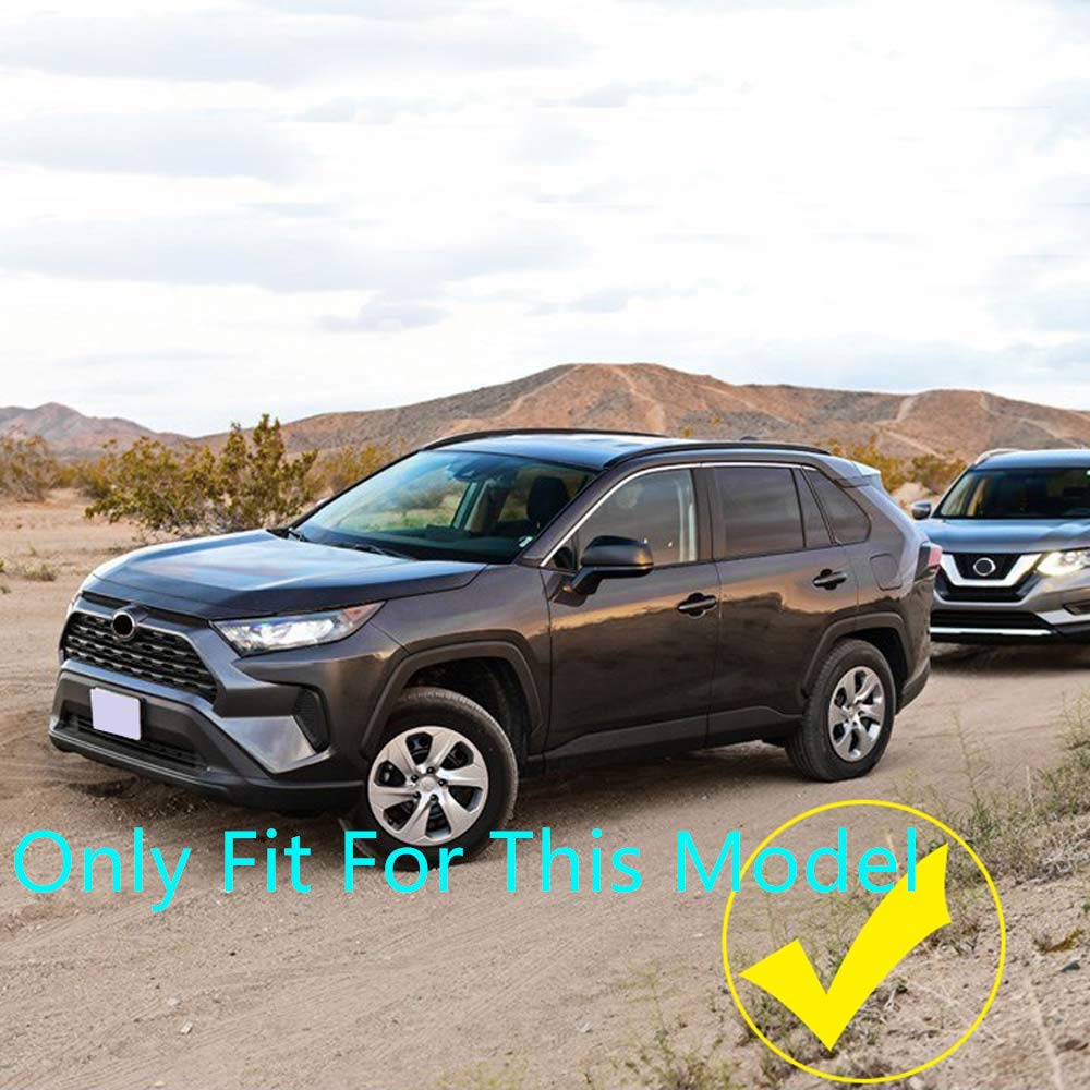 HIGH FLYING for 2019-2024 for Toyota RAV4 Car Accessories Exterior Car Front Fog Light Lamp DRL LED Daytime Running Light Lamps