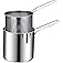 1200ml Stainless Steel Deep Frying Pot with Basket – Small Oil Fryer for French Fries, Chicken, Fish, Shrimp – Japanese Tempu