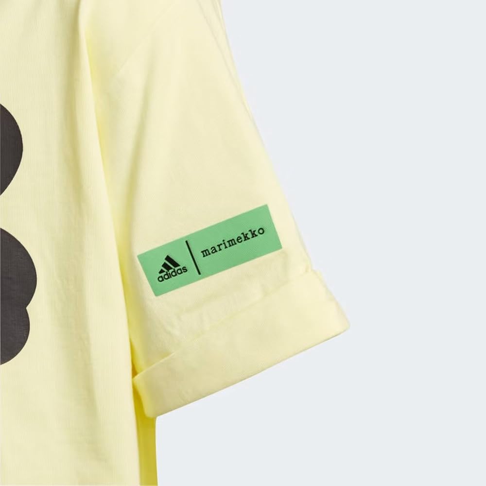 【新品未使用】marimekko t-shirt サイズL marimekko tシャツ 「kioski」Erna relaxed Unikko placement T
