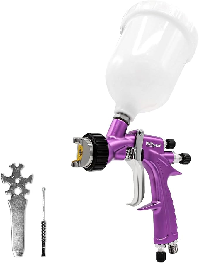 PNTGREEN HVLP Spray Gun, Paint Spray Guns with 1.3mm Spray Nozzle and
