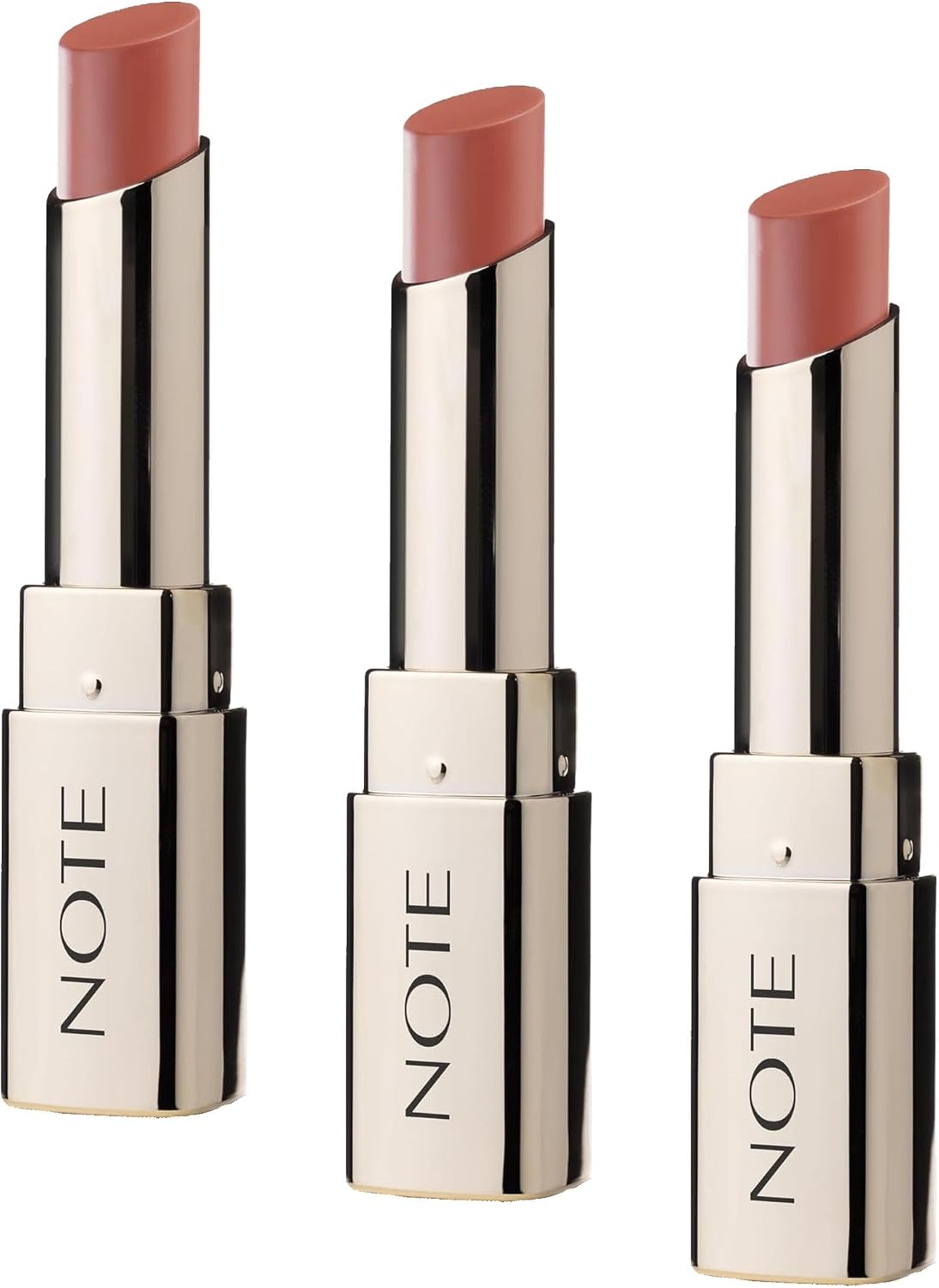 Note Cosmetics Iconic Matte Lipstick 106 Independent Kalıcı Mat Ruj, Nude (3 paketi)