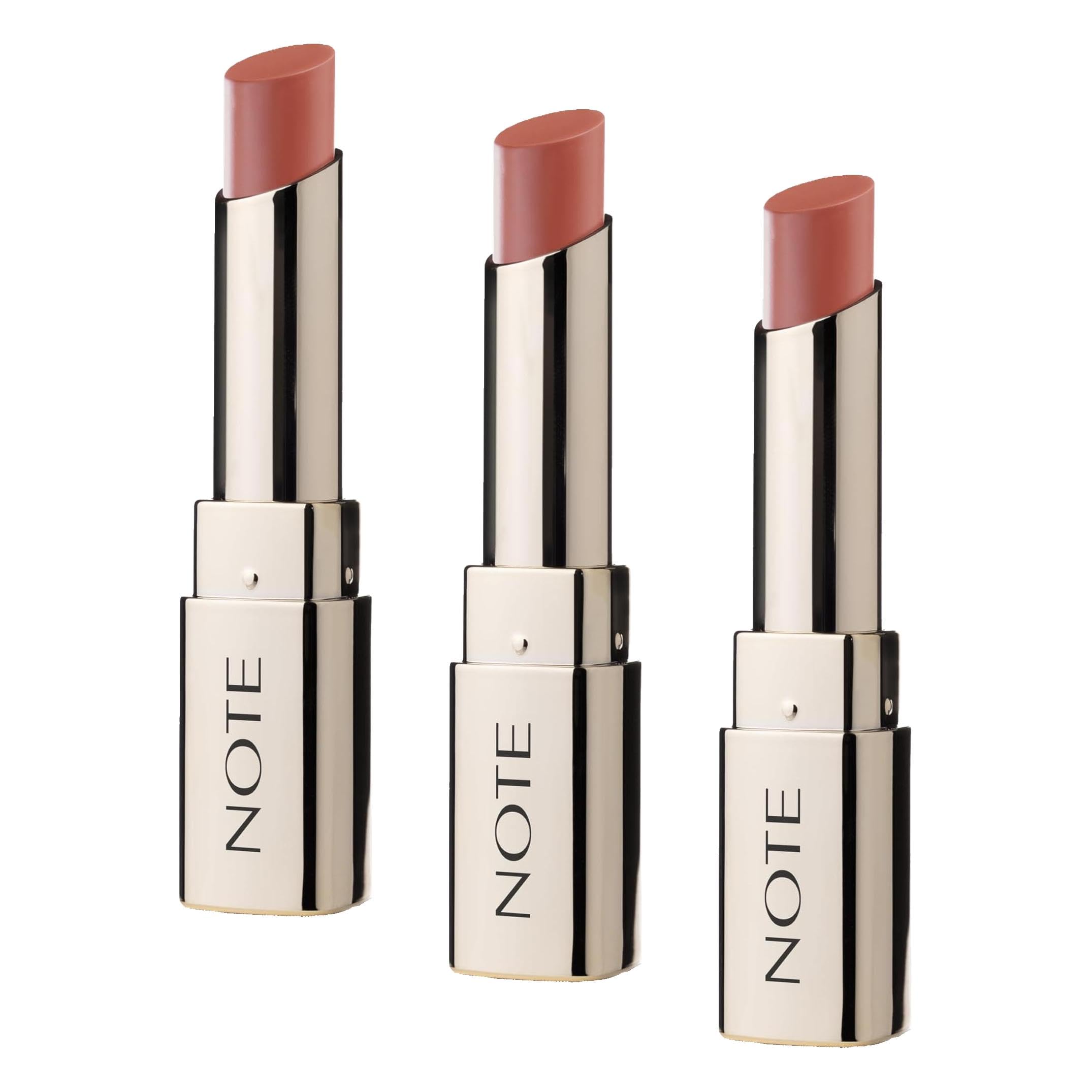 Note Cosmetics Iconic Matte Lipstick 106 Independent Kalıcı Mat Ruj, Nude (3 paketi)
