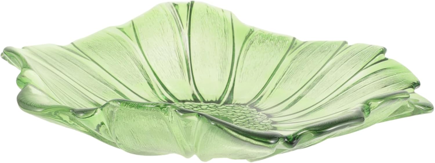 DOITOOL Glass Flower Lamp Shade Decorative Pendant Lampshade for Kitchen and to Install Premium Glass Ceiling Light Cover Elegant