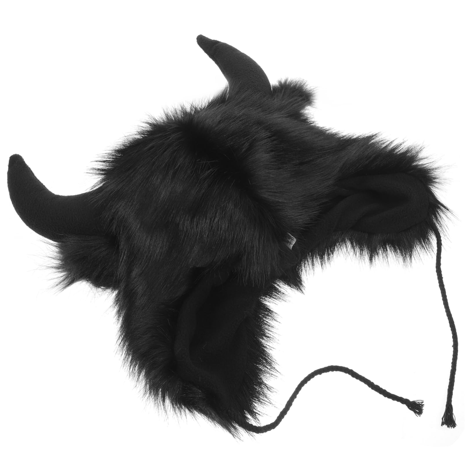 FOMIYES Tapa Del Oído De Bocina Fiesta Diadema Con Orejas De Animales Sombreros De Halloween Sombrero De Dibujos Animados Sombrero De Animales Disfraz Negro Poliéster