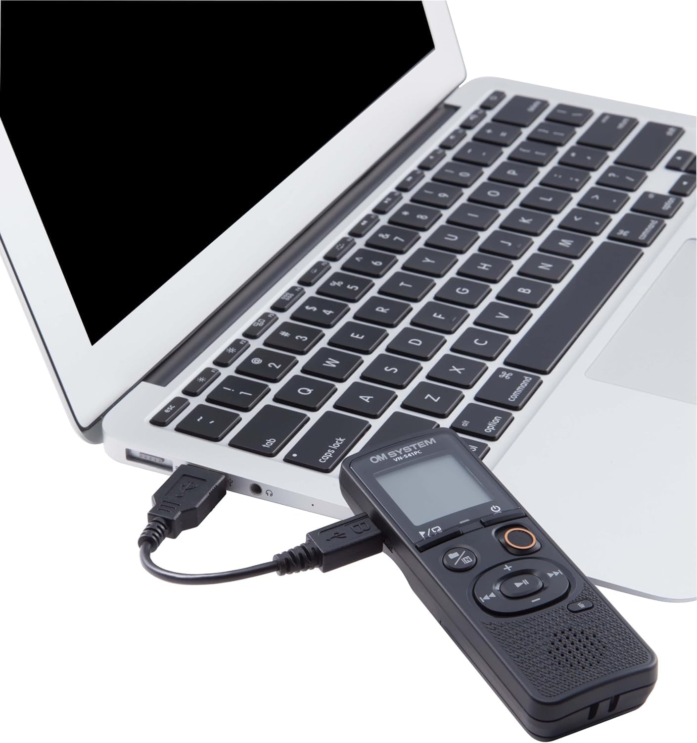 Om System VN-541 PC Successeur Olympus VN-541 PC Enregistreur Vocal numérique avec Microphone omnidirectionnel, Enregistrement à Une Touche, Suppression du Bruit et mémoire de 4 Go