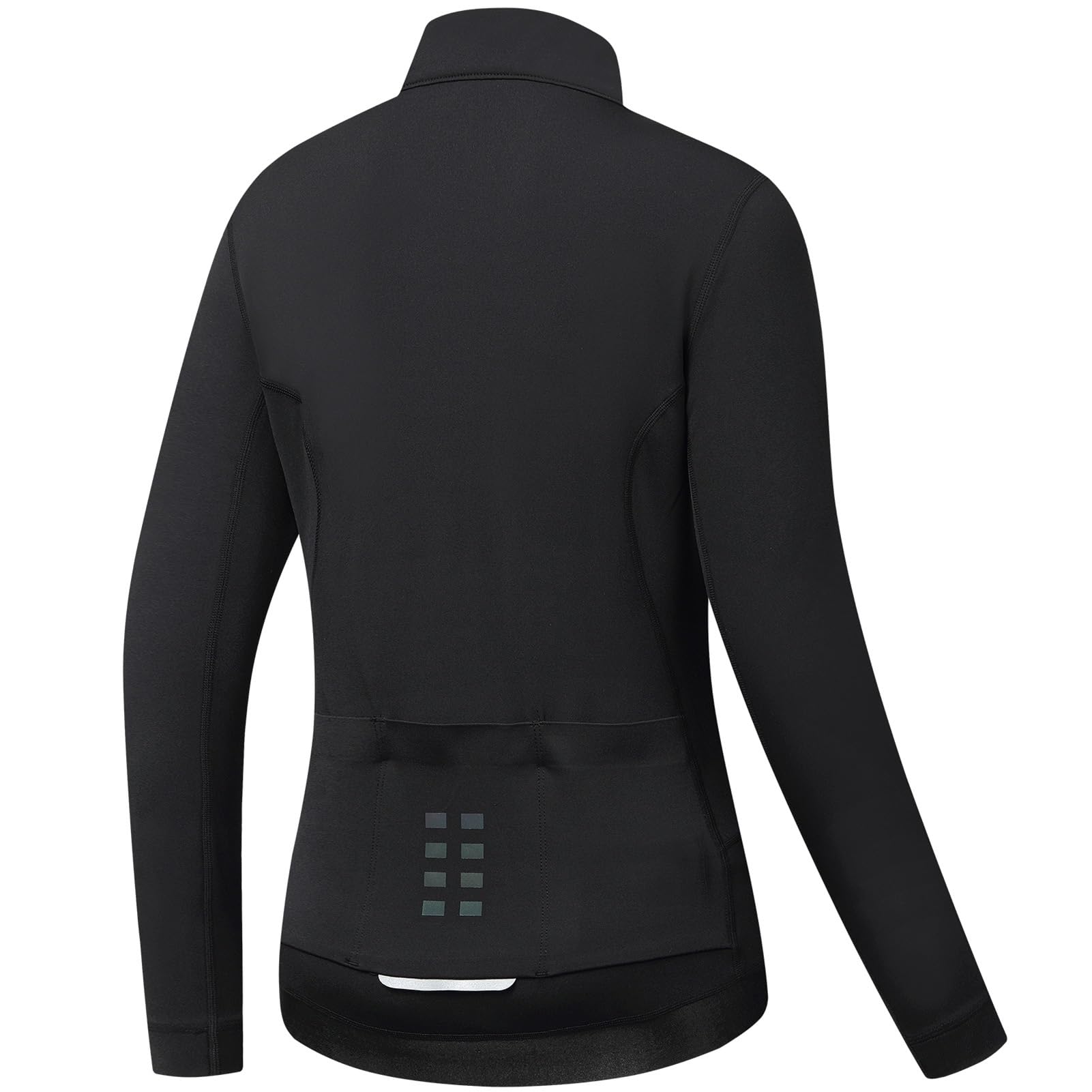 Veste de cyclisme d'hiver chaude pour femme – Veste de vélo de route à manches longues en jersey polaire – Vêtement de vélo résistant au froid