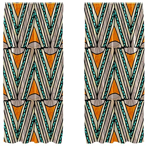 Cortinas Boho Tipi para renovar ventanas apagadas, pack de 2 unidades 2