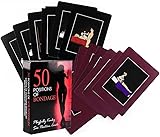 Dooisuue Juegos de Cartas para Parejas, 50 posturas,Citas y Juegos de...