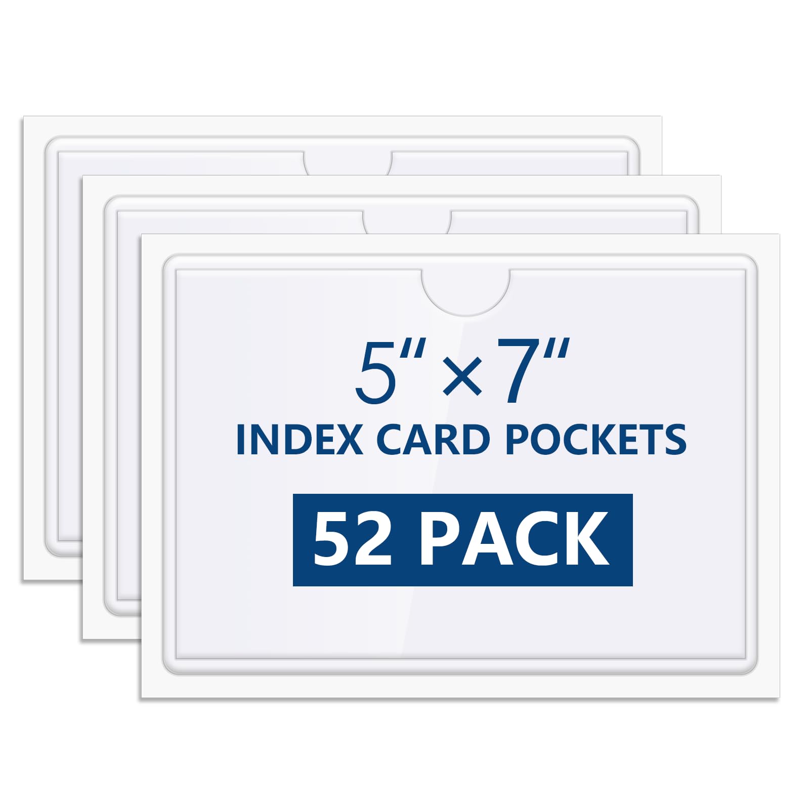 plastic sleeves for index cards Amazon.com : 3x5 Index Card Sleeves Binder Sheets - 50 Pack | Clear Plastic  Refill 2 Pocket Page Protector for Recipe Cards, Photo Cards, Flash Cards