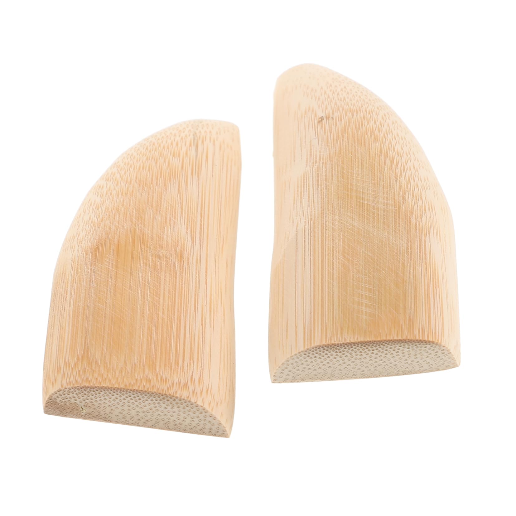 HOOTNEE 1 Pair Hand Carved Chinese Divination Cup Divination Tools Sacred Gua Cup Divination Cups Supplies Holy Divination Cups Chalice Cup Divination Tool Cups Beige