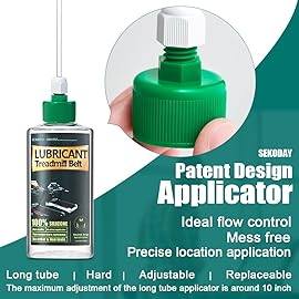 SEKODAY Silicone Treadnmill Belt Lubricants/Lubes | 4.2 Ounce, High Temperature Resistant and Stable Lubricant,with Hard Application Tubes and Precision Screw Caps for Easy Use