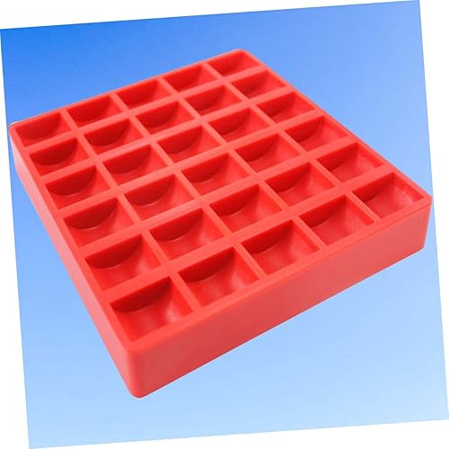 Miniatura 5 de Caja de contenedores de plástico Suministros de almacenamiento Caja de plástico rojo Organizador de colección de cápsulas de monedas Soporte de