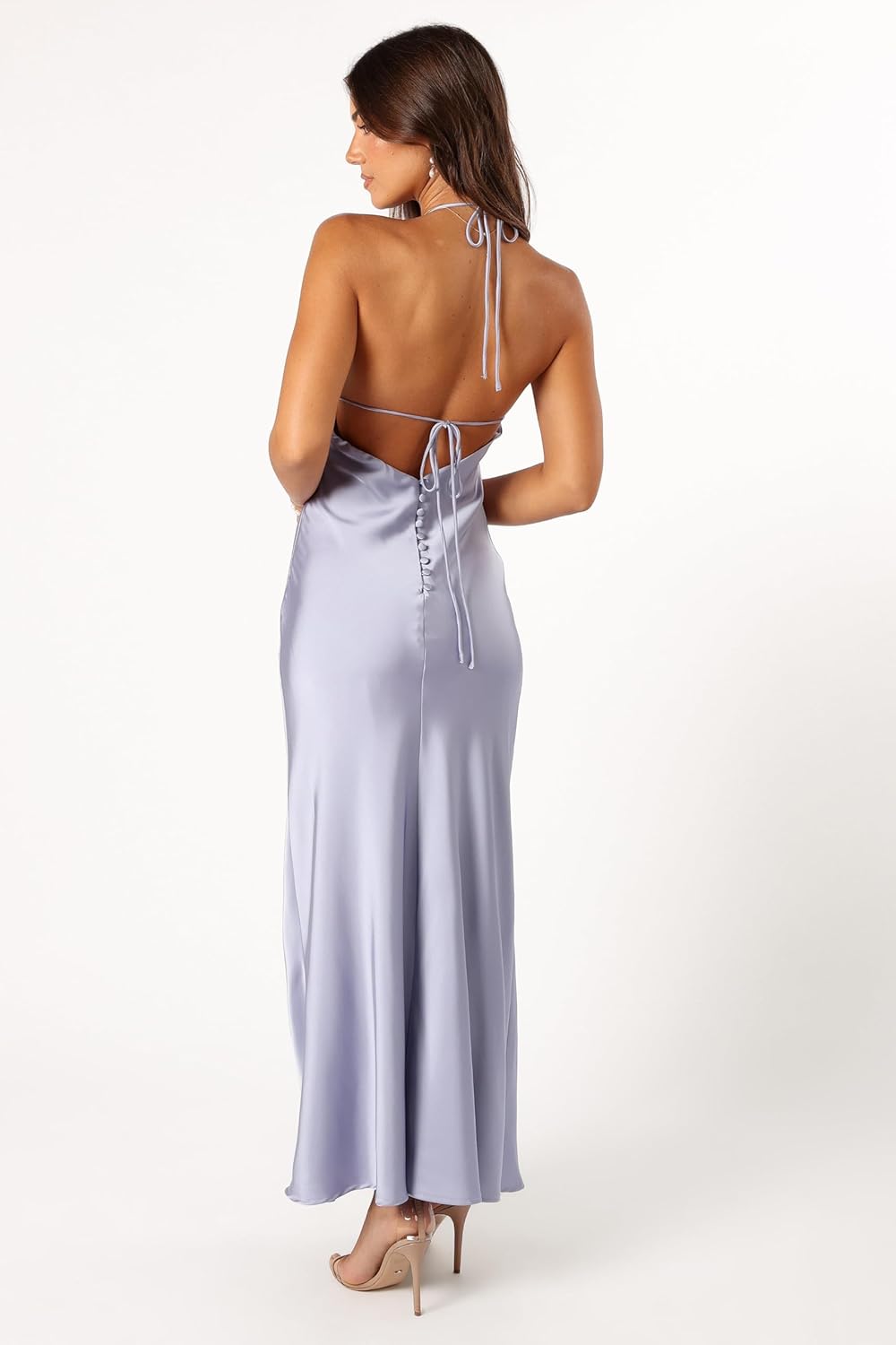 Petal & Pup Womens Hadley Halterneck Maxi Dress - Image 3