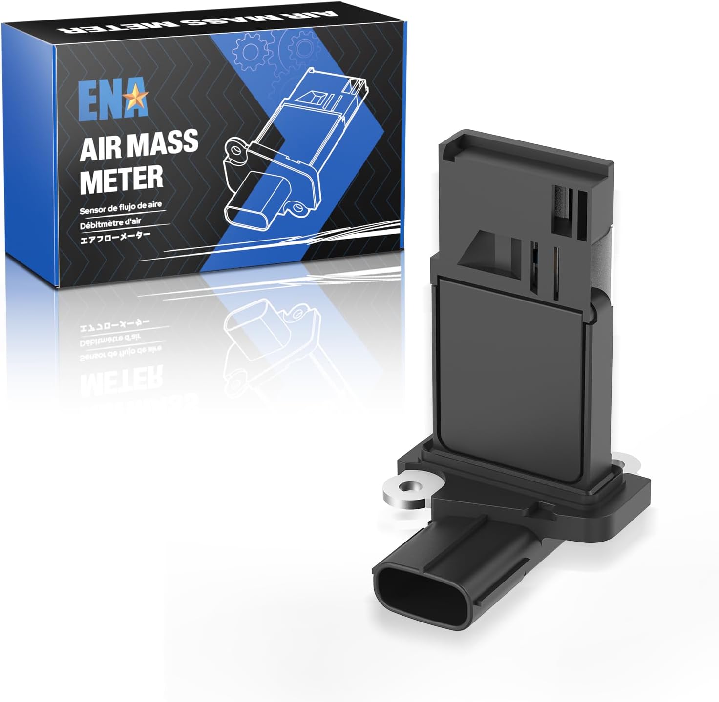 ENA Mass Air Flow Sensor Meter MAF Compatible with Toyota Sequoia Tacoma Tundra 2005-2019 Replacement for 8976019670 222040F030 2220475030 222500F030 2225075030 V70720306 AFH70M40611B 30239 MA192