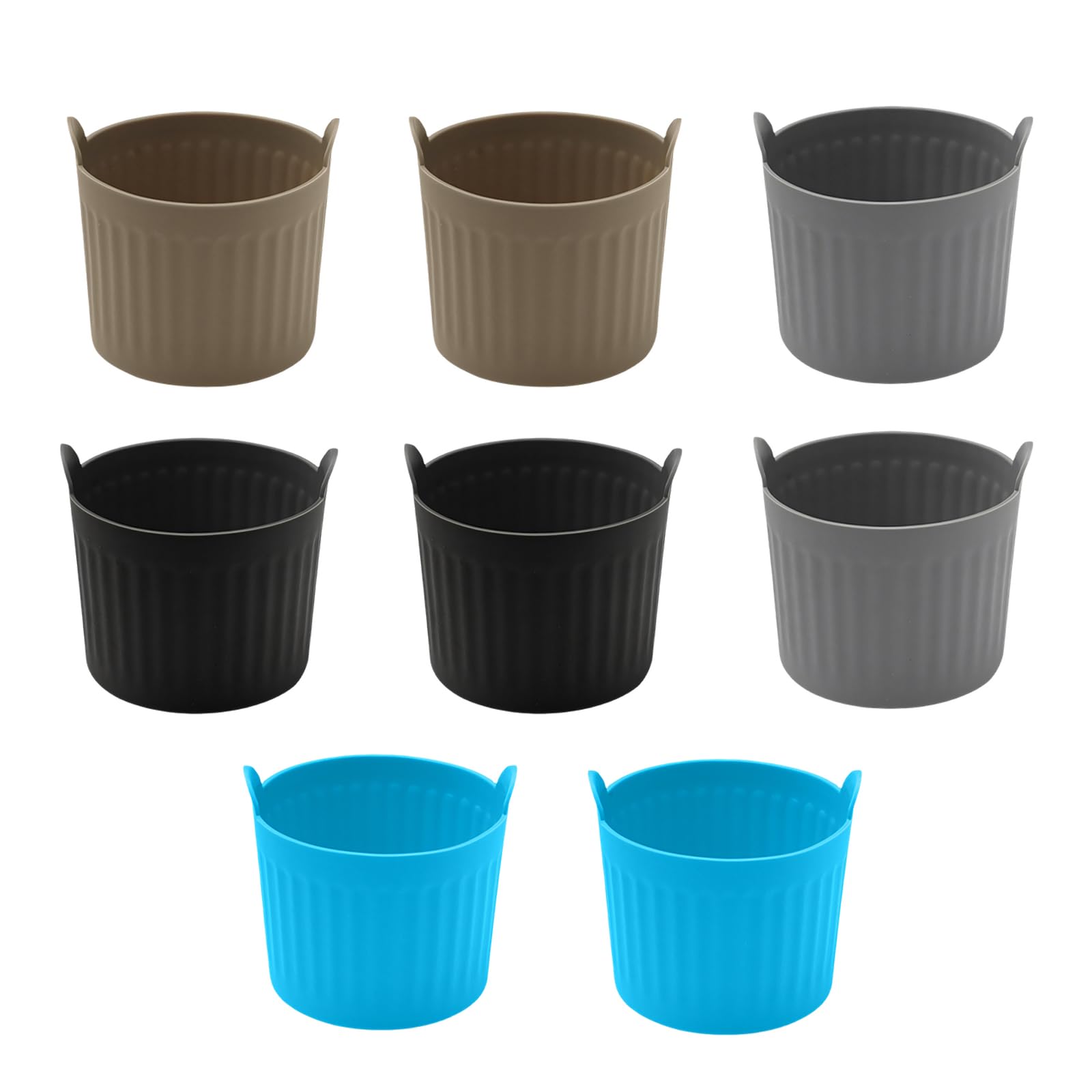 Jazuaiao Multipurpose Silicone Baking Molds Multipurpose Baking Cups Ideal for Making Muffins Custards and Individual Dessert Kitchen Supplies