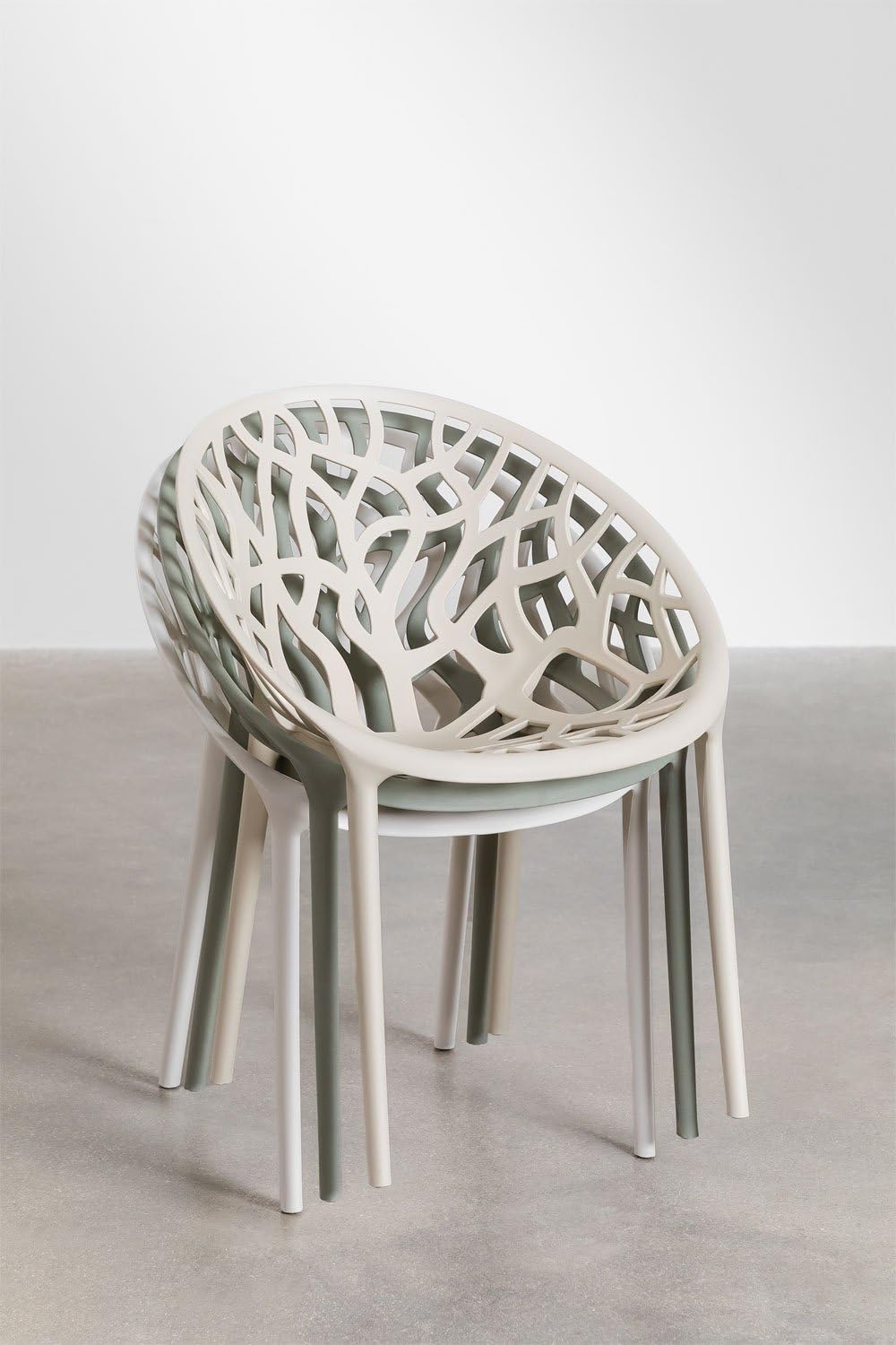 SKLUM Pack de 2 chaises de Salle à Manger empilables Ores -