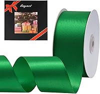 Vista 48 de LIUYAXI Cinta de satén roja de doble cara, 1/4 pulgadas x 50 yardas continuas, cintas finas perfectas para envolver regalos, tarjetas de invitación