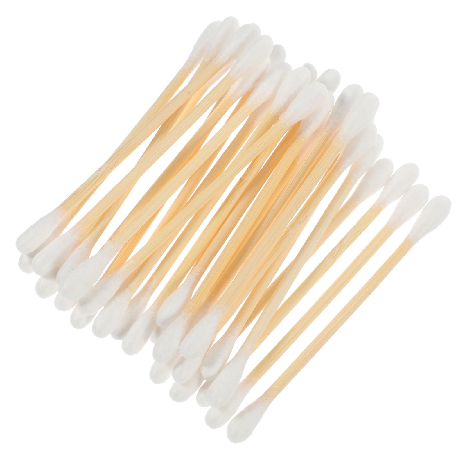 IWOWHERO 2000pcs Bulk Swabs Multipurpose Tips Organic Paper Stick Makeup Beauty Supplies