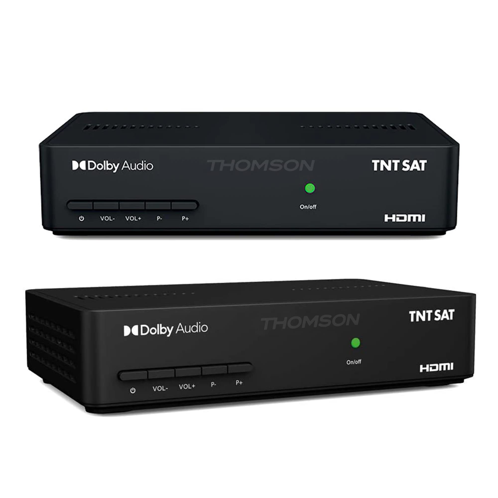 LEYF Thomson THS 806 TNTSAT HD, DVB-S2, HDMI, Péritel, Spdif, USB, Flux RSS, Alimentation 230/12V fournie, Il n'y a Pas de Cartes Dedans ! La Carte n'est Pas comprise dans la Livraison
