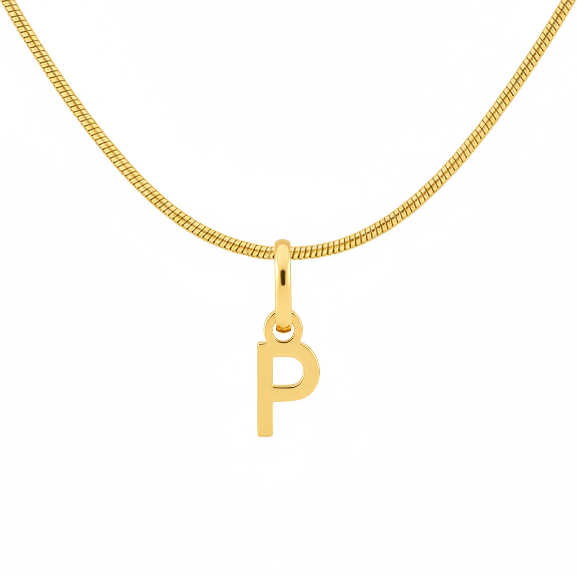 Personalized Initial Charm Necklace for Women – 22K Gold-Plated A-Z Letter Pendant & Golden Chain | Stylish Jewelry Gift for Girlfriend, Wife, Sister | Valentine’s Day & Birthday Gift for Her-image-47