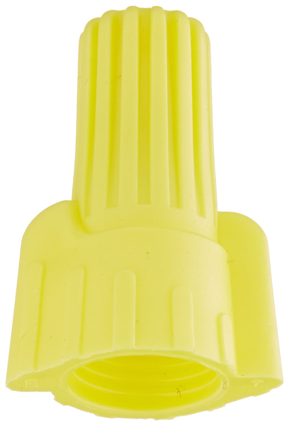 NSIWWC-Y-CJ Easy-Twist Winged Wire Connector, Standard Type, 18-10 AWG Wire Range, 300V, Yellow, Pack of of 100