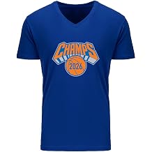 Mens V Neck Jalen Brunson New York Champions Championship Shirt T-Shirt