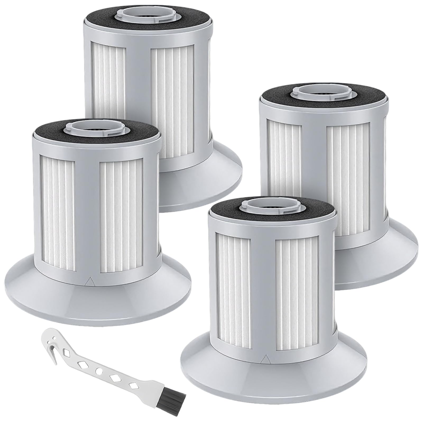 4-Pack 2156A Replacement Vacuum Filter for Bissell Zing 2156 1665 1665W 2156E 16652 Zing Bagless Canister Vacuum Cleaner, Compare to Part 1613056