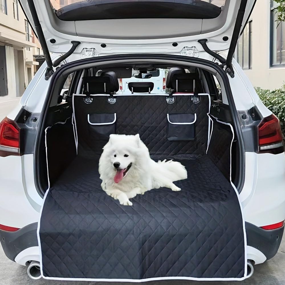 TSOLAY Car Boot Protector for Dogs, for Volco XC60 XC70 XC90 Nonslip Waterproof Antifouling Durable Dog Car Seat Boot Cargo Cover,A